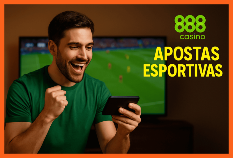Aposte em apostas esportivas no cassino online 888CASINO