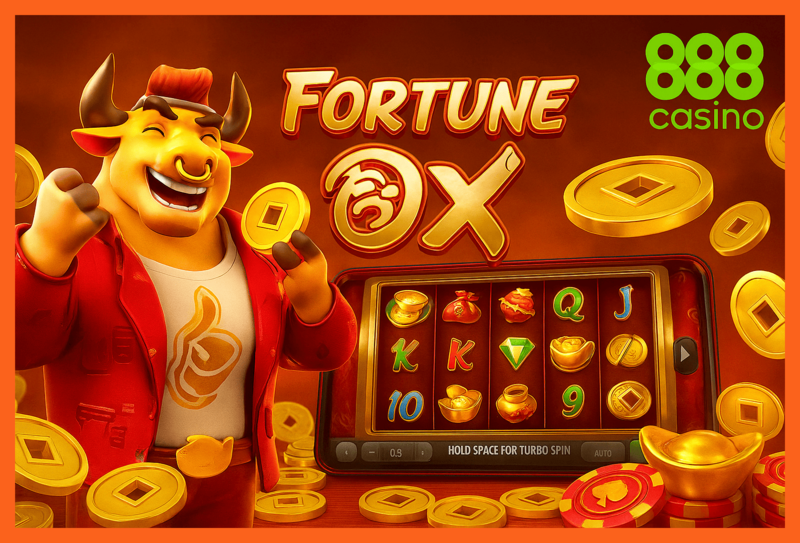 Fortune Ox no 888CASINO - Aposte Agora e Reivindique Seus Ganhos