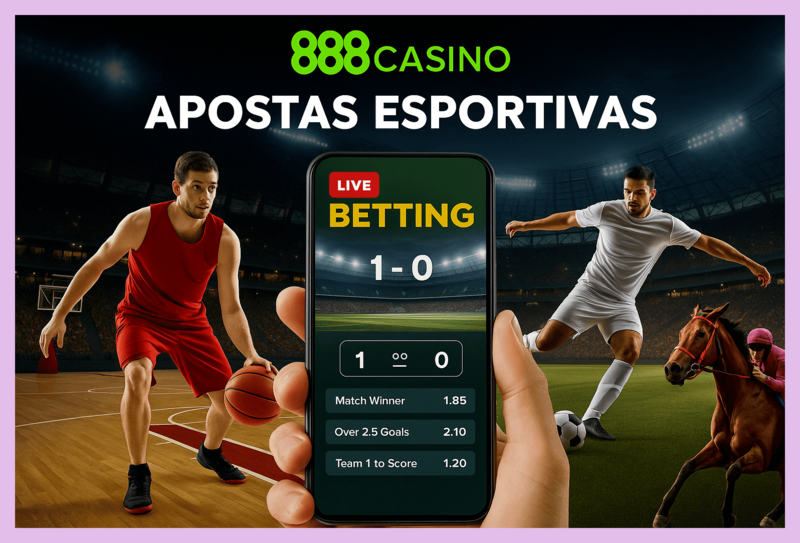 Apostas esportivas no cassino online 888CASINO
