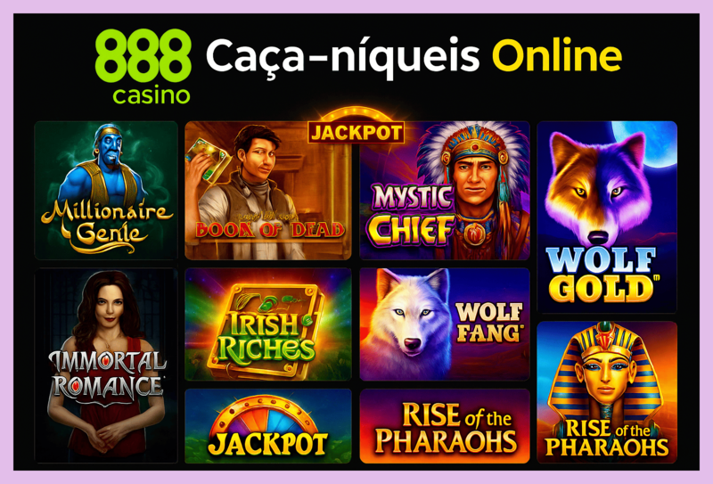 Explore o mundo das slot machines no 888CASINO Casino